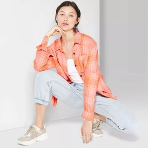 ⭐ 3 for $20 Wild Fable BUTTON-DOWN FLANNEL SHIRT